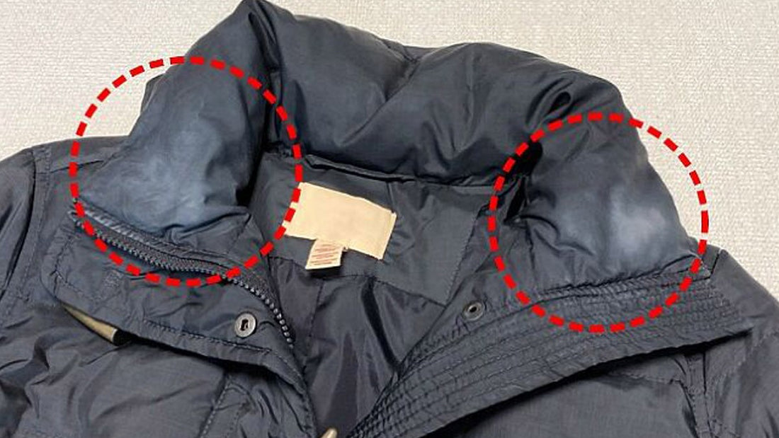 How to remove makeup stains from your padded jacket.