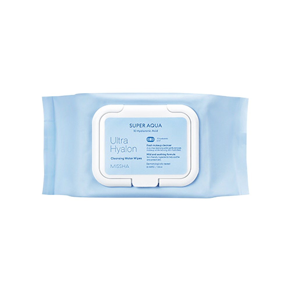 [MISSHA] Super Aqua Ultra Hyalon Cleansing Water Tissue (30EA)