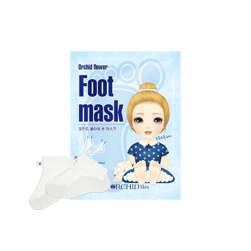 [THE ORCHID SKIN] Orchid Flower Foot Mask