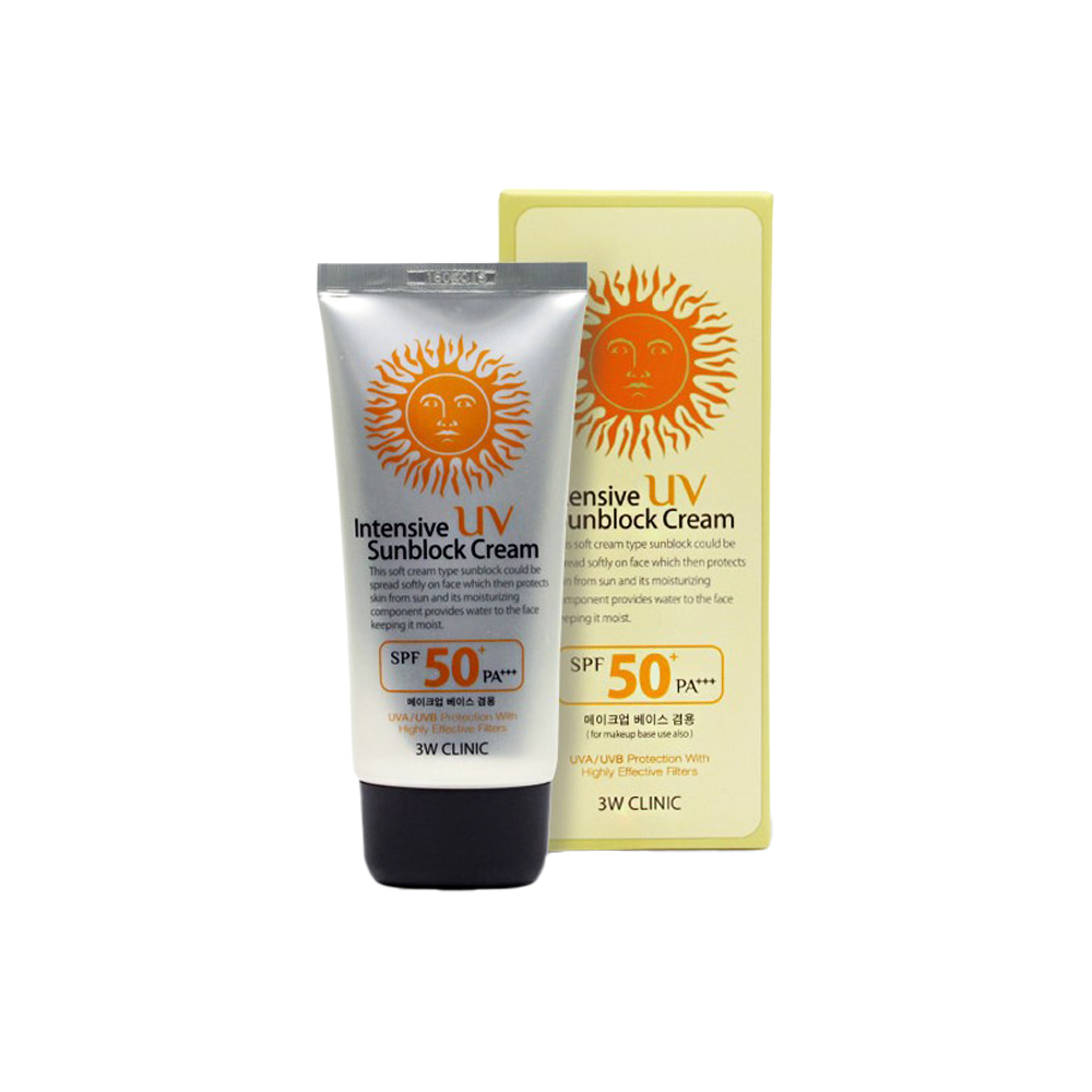 [3W CLINIC] Intensive UV Sunblock Cream (SPF50+, PA+++)